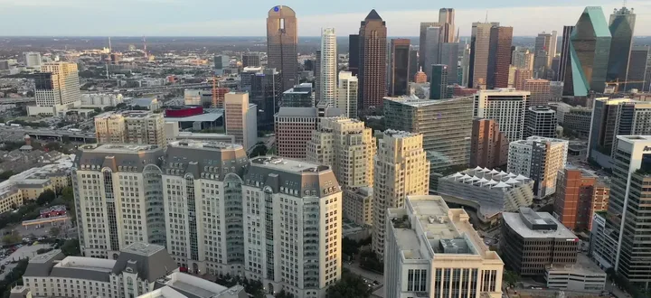 Downtown Dallas, TX skyline