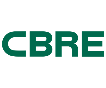Logo of our client, CBRE