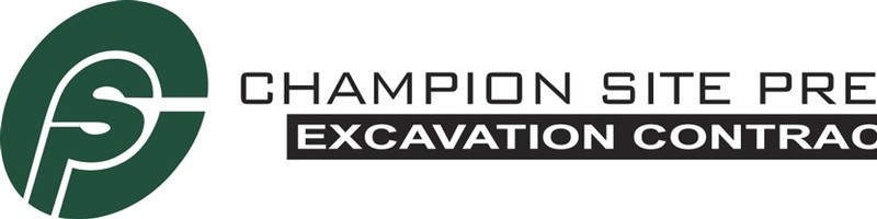 Logo of our client, Champion Excavation
